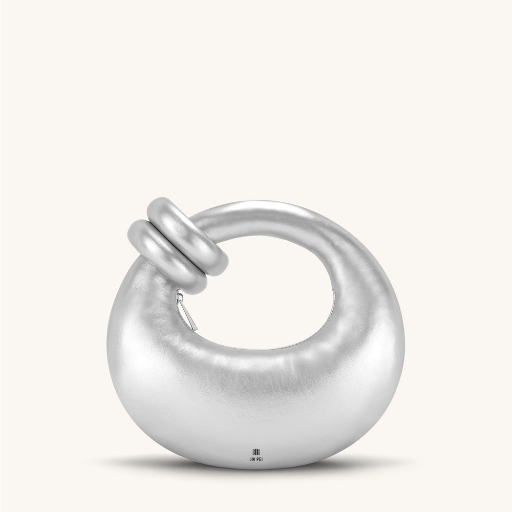 Silver Circular Handbag - image 1